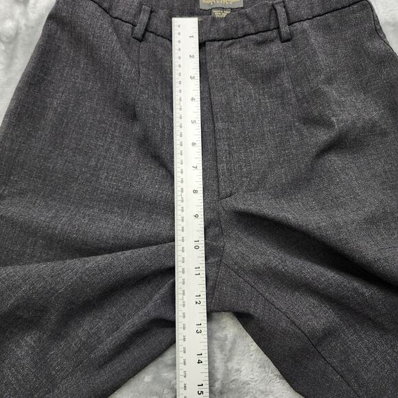 Banana Republic Pants Womens 6 Gray Italian Stretch Wool High Rise Wide Leg - Picture 7 of 10